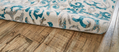 product image for Arsene Teal and Ivory Rug by BD Fine Roll Image 1 79