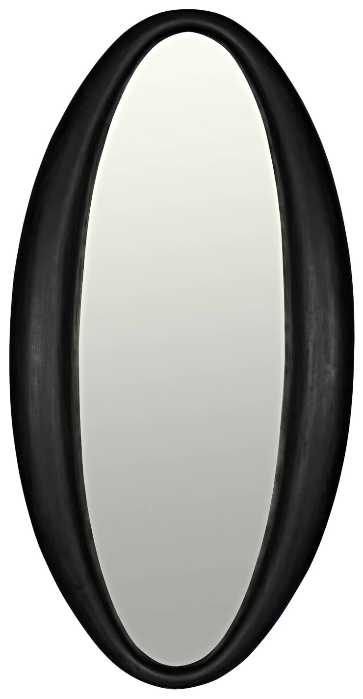 woolsey mirror in charcoal black design by noir 1