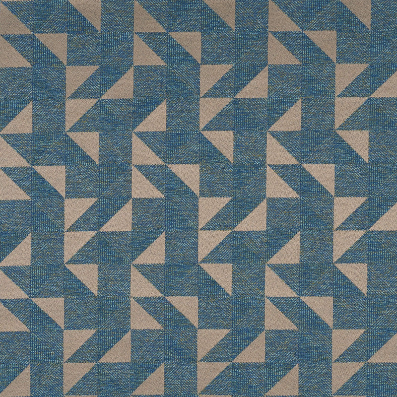media image for Ahoy Fabric in Blue/Tan/Green 262