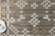 Akina Rug in Charcoal & Taupe design by Loloi