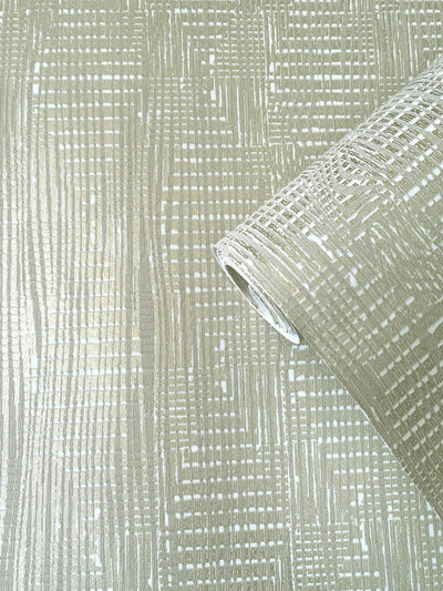 product image for Loose Weave Wallpaper in Beige 91