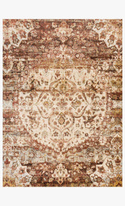 Anastasia Rug in Rust & Ivory design by Loloi
