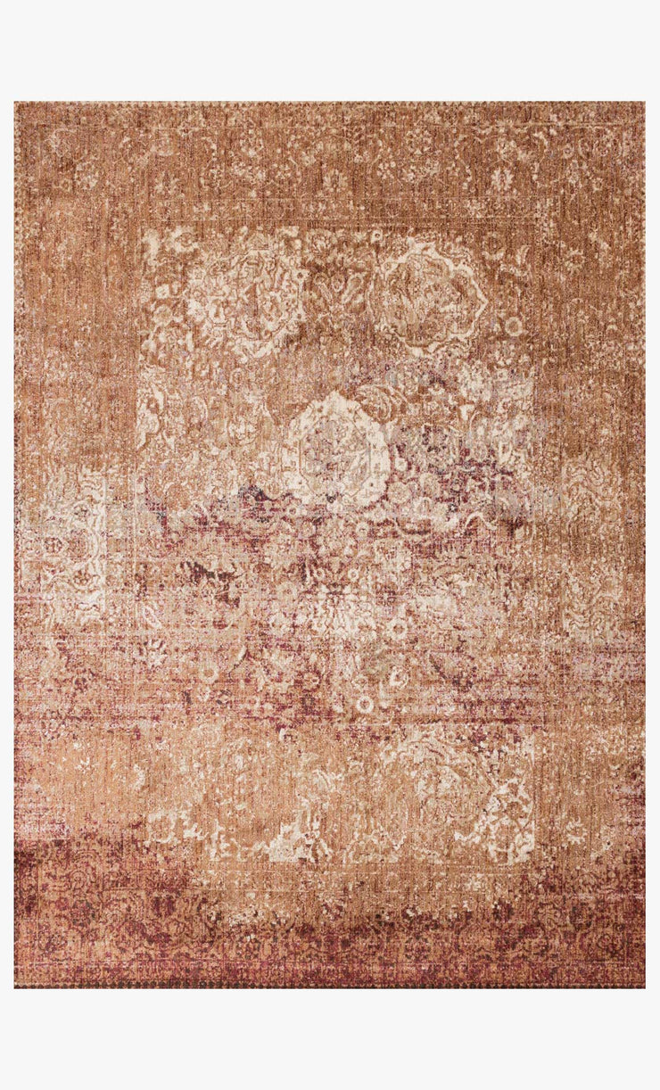 Anastasia Rug in Copper & Ivory design by Loloi