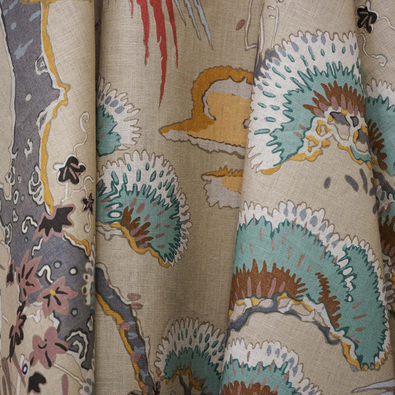 media image for Atrium Fabric in Tan/Gold 221