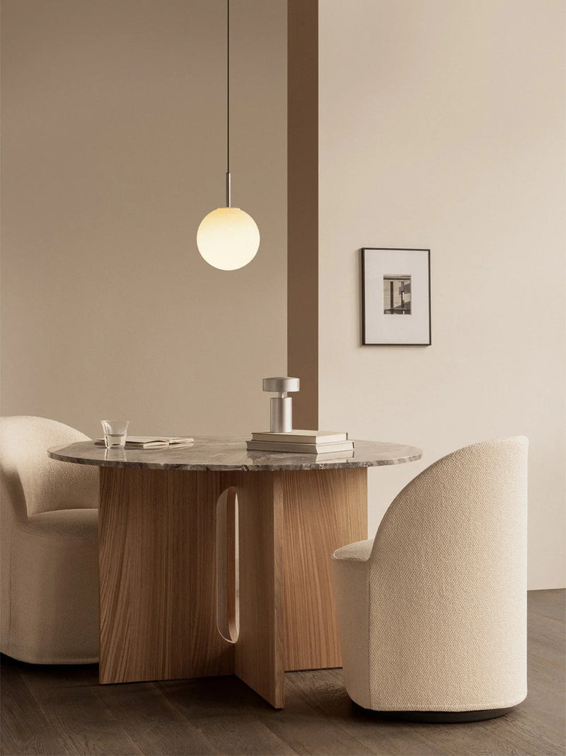 media image for Tearoom Loose Cover Swivel Lounge Chair Audo Copenhagen 71113 007557 11 226