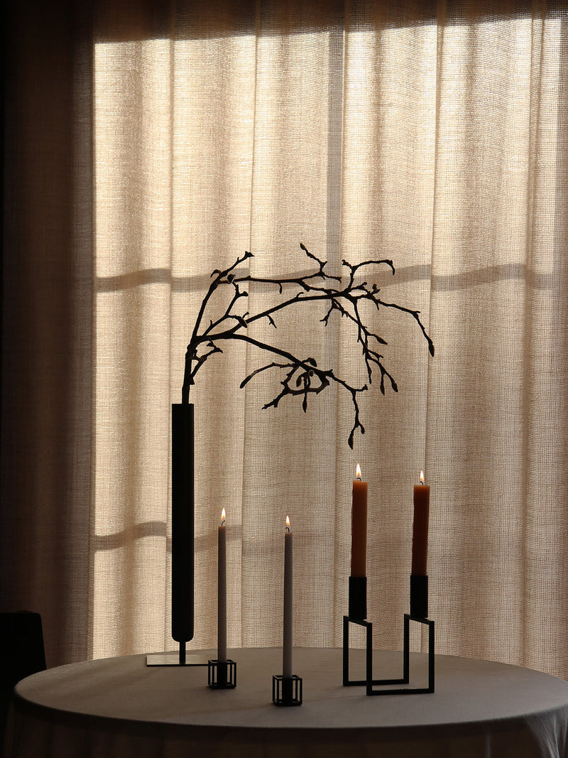media image for Kubus Micro Candle Holder Set Of 2 New Audo Copenhagen Bl12001 3 234