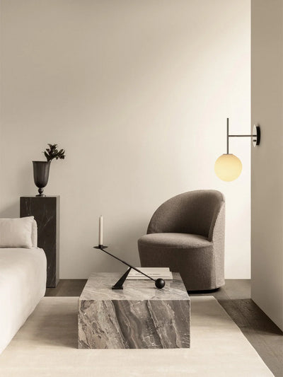 product image for Tearoom Loose Cover Swivel Lounge Chair Audo Copenhagen 71113 007557 13 66