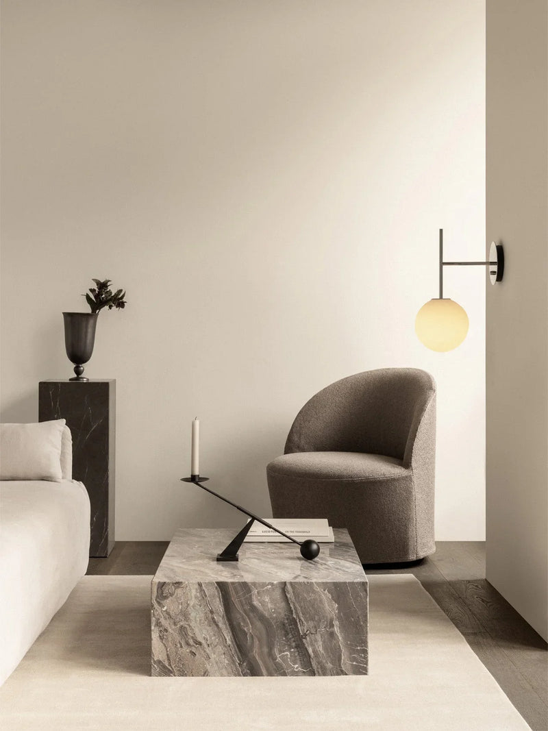 media image for Tearoom Loose Cover Swivel Lounge Chair Audo Copenhagen 71113 007557 13 215