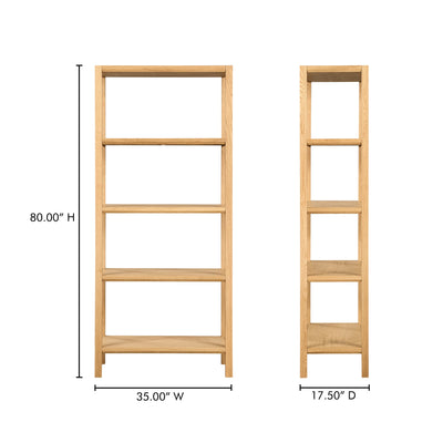 product image for Nolan Bookcase Moes Home Collection Mhc Bc 1141 02 8 71