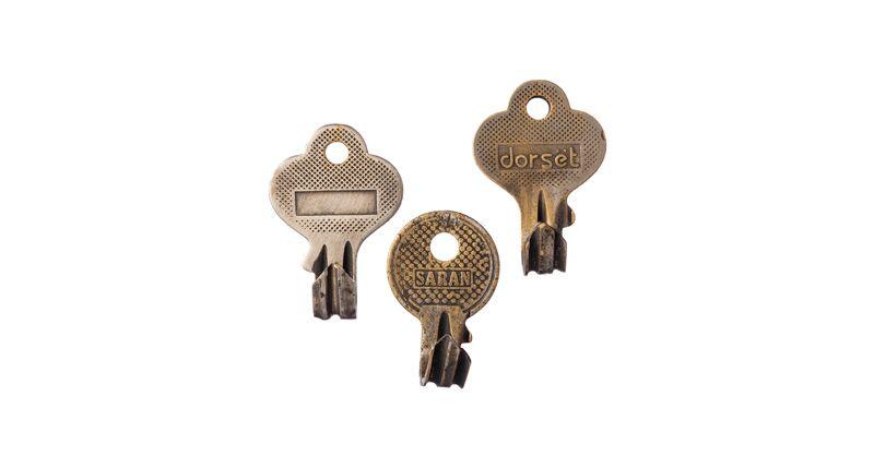 media image for vintage key hook design by puebco 4 244