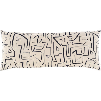 product image of Bogolani BGO-004 Woven Lumbar Pillow in Cream & Black by Surya 552