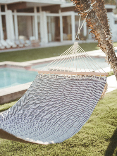 product image for laurens navy stripe hammock by business pleasure co bpa ham lau str 4 97