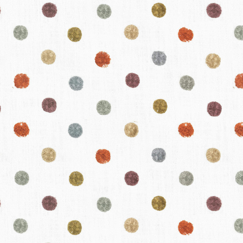 media image for Sample Buttons Fabric in Blue/Orange/Purple 214