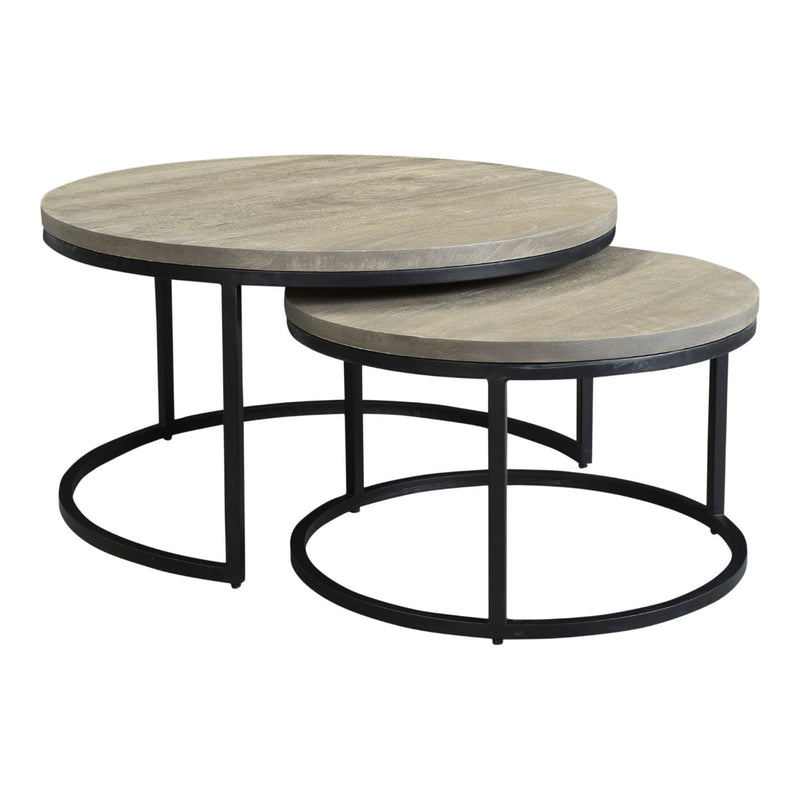 media image for Drey Round Nesting Coffee Tables Set Of 2 3 228