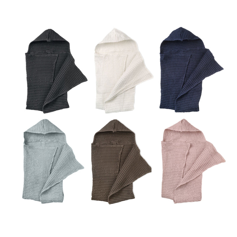 media image for big waffle baby towel in multiple colors design by the organic company 13 224