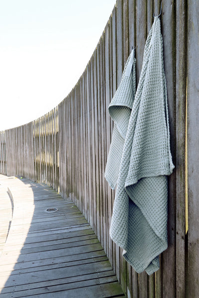 product image for big waffle medium towel in multiple colors design by the organic company 22 11