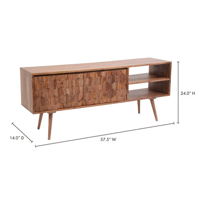 product image for O2 Tv Cabinet Brown 9 17