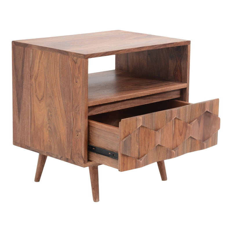 media image for O2 Nightstand Brown 5 213