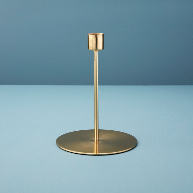 gold taper candle holder 6