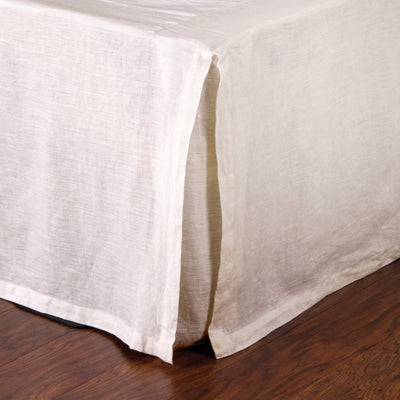 product image of Pleated Linen Bedskirt in Cream design by Pom Pom at Home 55