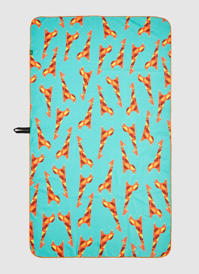 product image for giraffes mircofiber towel 1 44