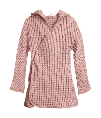 product image for big waffle junior bathrobe in multiple colors design by the organic company 3 23