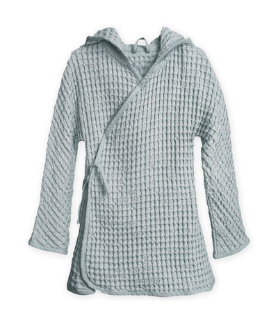 product image for big waffle junior bathrobe in multiple colors design by the organic company 2 9