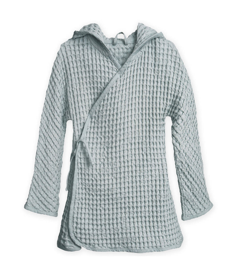 media image for big waffle junior bathrobe in multiple colors design by the organic company 2 227