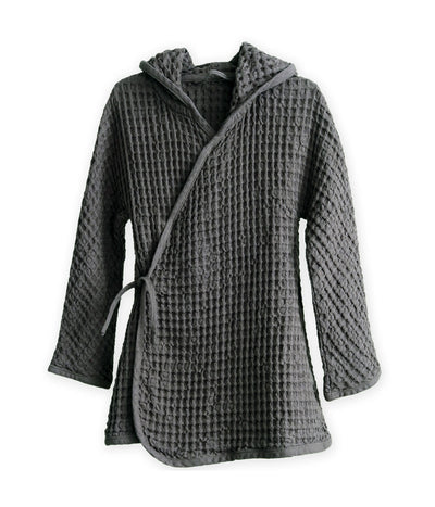 product image of big waffle junior bathrobe in multiple colors design by the organic company 1 549