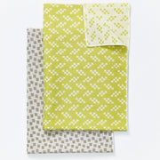 Set of 2 Bitmap Textiles Color Tea Towels in Bits & Static design by Areaware