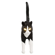 cat lamp felix in black white by seletti 1