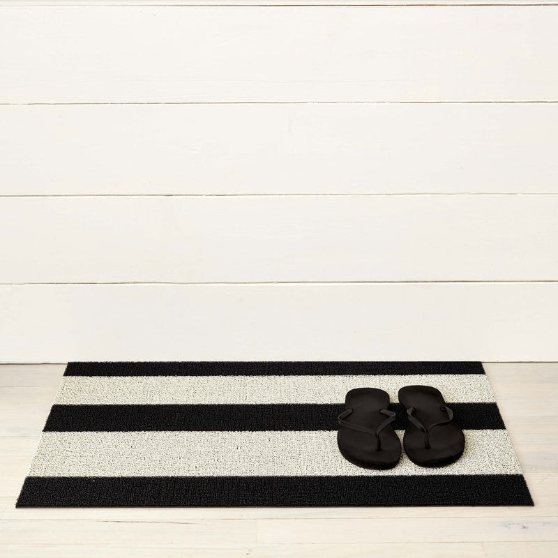 media image for Bold Stripe Black White Shag Chilewich Chw 200126 002 2 293