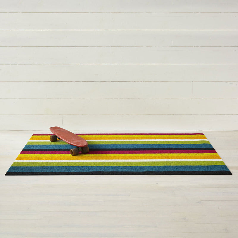 media image for Bold Stripe Multi Shag Chilewich Chw 200126 003 2 256