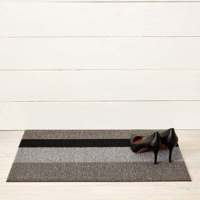 product image for Bold Stripe Silver Black Shag Chilewich Chw 200126 004 2 71