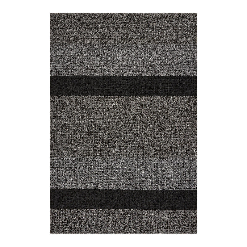 media image for Bold Stripe Silver Black Shag Chilewich Chw 200126 004 1 222