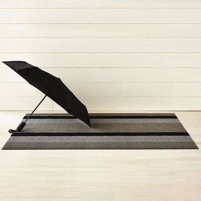 product image for Bold Stripe Silver Black Shag Chilewich Chw 200126 004 3 53