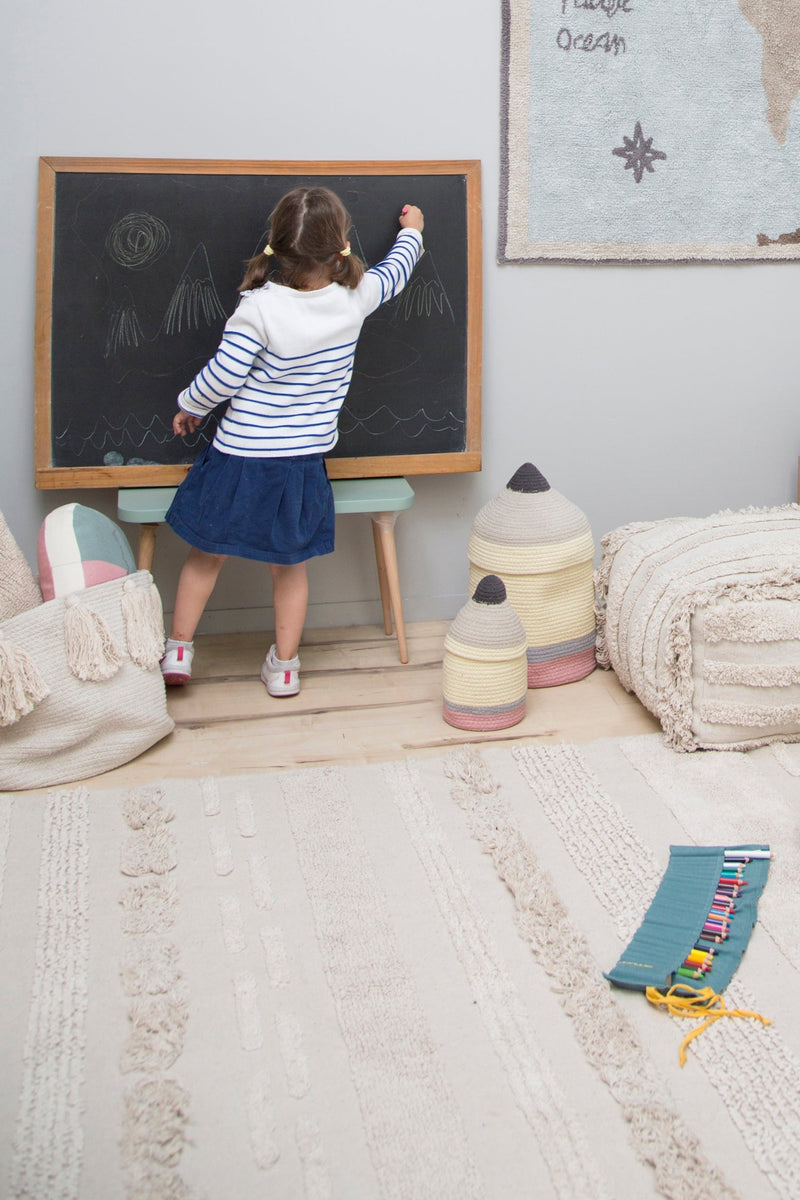 media image for air washable rug in natural in multiple sizes design by lorena canals 30 232