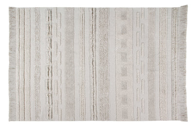 product image for air washable rug in natural in multiple sizes design by lorena canals 21 18