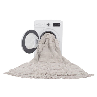product image for air washable rug in natural in multiple sizes design by lorena canals 26 86