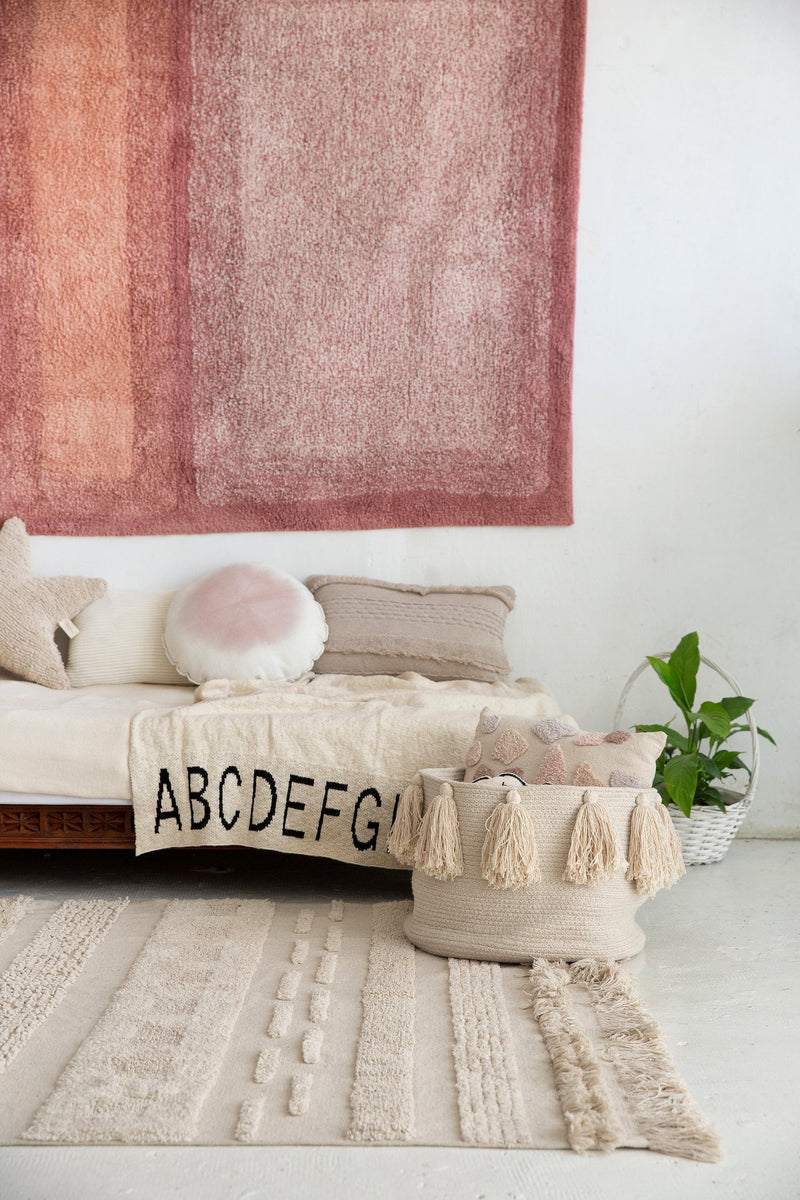media image for air washable rug in natural in multiple sizes design by lorena canals 27 246