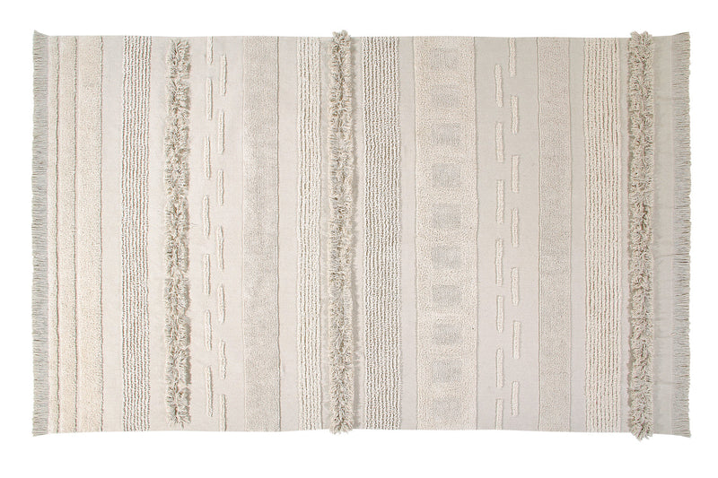 media image for air washable rug in natural in multiple sizes design by lorena canals 1 287