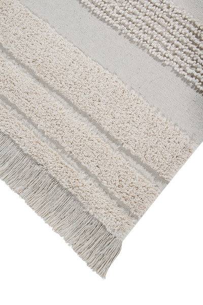 product image for air washable rug in natural in multiple sizes design by lorena canals 2 63