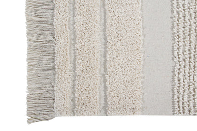 product image for air washable rug in natural in multiple sizes design by lorena canals 3 33