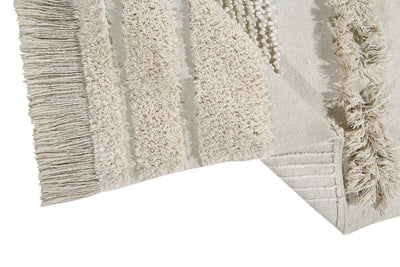 product image for air washable rug in natural in multiple sizes design by lorena canals 4 7