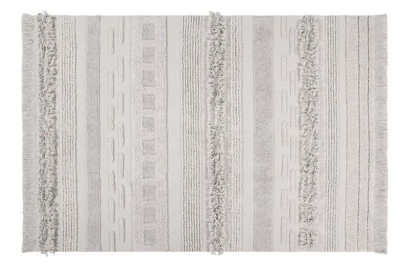 media image for air washable rug in natural in multiple sizes design by lorena canals 10 250