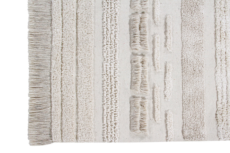 media image for air washable rug in natural in multiple sizes design by lorena canals 11 290
