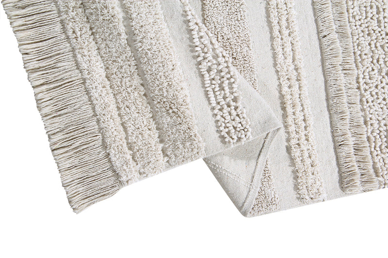 media image for air washable rug in natural in multiple sizes design by lorena canals 14 253