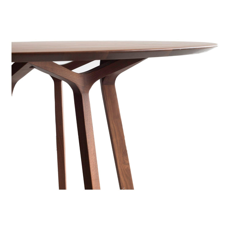 media image for Aldo Round Dining Table Walnut 2 291