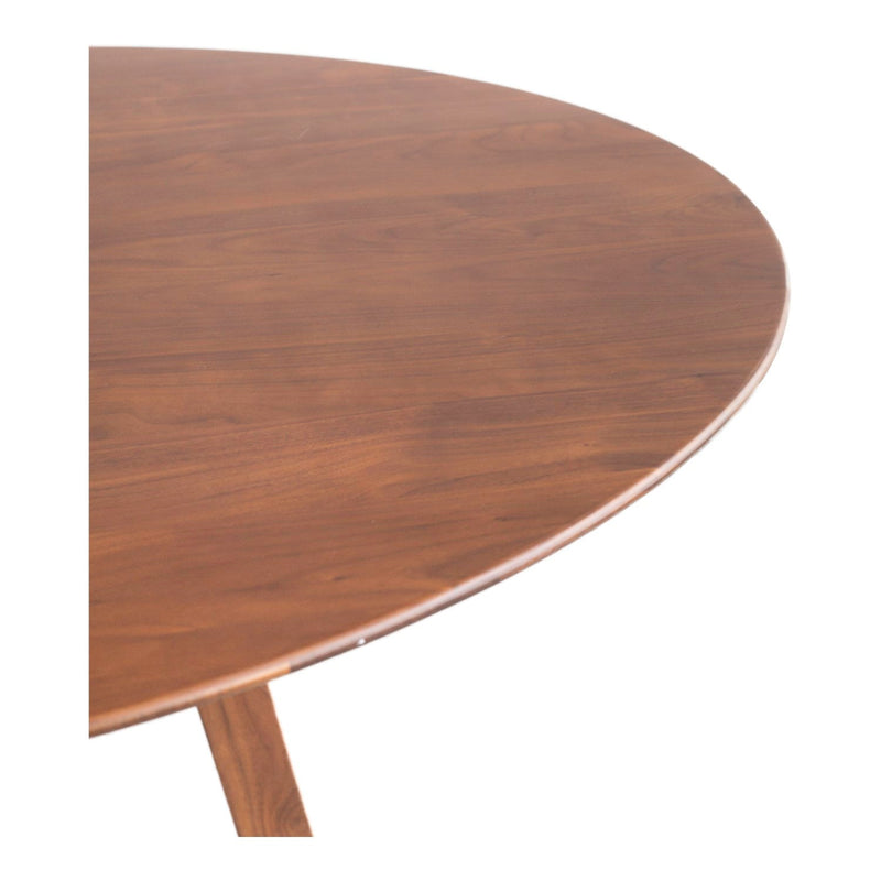 media image for Aldo Round Dining Table Walnut 3 224