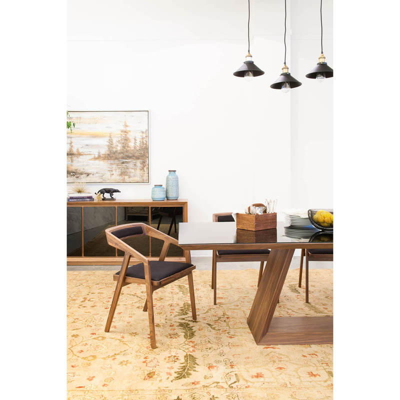 media image for Padma Arm Chair Black By Moe& 222